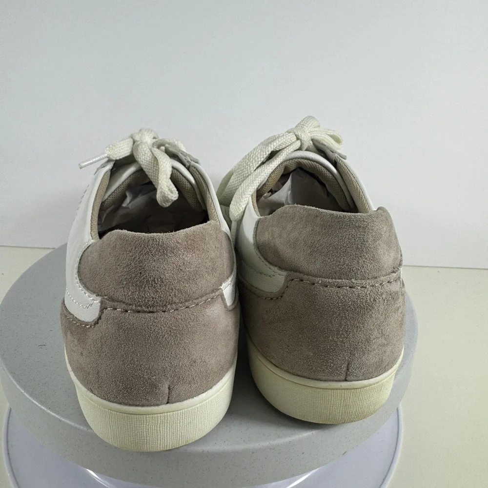 Naturalizer Womens Sneakers White Leather Lace Up‎ Comfort Casual Shoes 10